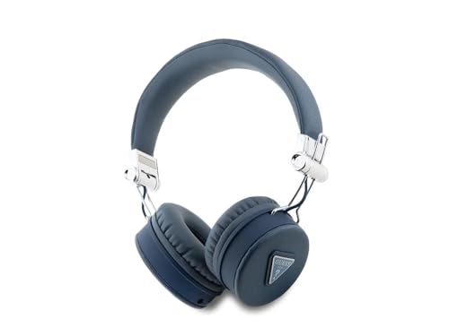 CG Mobile Guess Casque Bluetooth ENC Grained Classic Round Shape Bleu