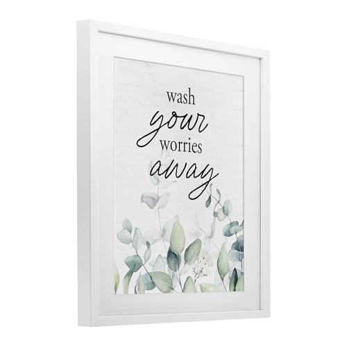Affiche encadrée feuilles d'herbes et bouleau Stupell Industries 53x43 cm - 3