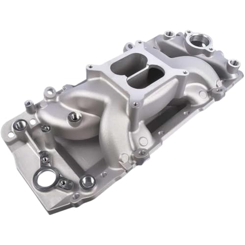 Colector de admisión puerto ovalado compatible con BBC Big Block V8 396 402 427 y 454 de aluminio