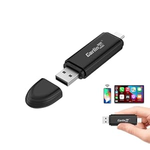 CarlinKit MINI5 Draadloze CarPlay Adapter, converteert originele bedrade CarPlay van de auto naar draadloos, compacter en gemakkelijker op te bergen