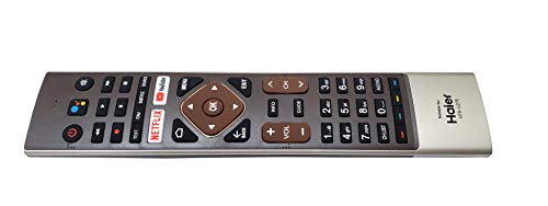 Image of Ehop Remote No.HTR-U27E with Google Assistance (Voice Function) & Netflix for, HAIER LED TV