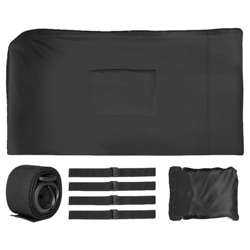 Nkmujil Portabicicletas portátil, resistente al agua, bolsa de viaje para bicicletas, funda de viaje resistente para bicicletas con material resistente al agua y correas de hebilla para aventuras de