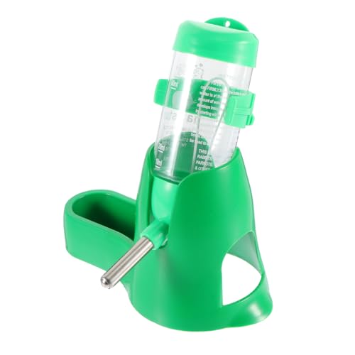 Milisten ハムスター用給水ボトル プラスチック製小型ペットフード給餌器 水飲み場付きブラケット 小動物ケージ取り付け可能