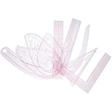 Gain de temps : économisez du temps et de l'énergie grâce à cet outil efficace qui simplifie et accélère la découpe des vêtements, augmentant ainsi votre productivité. règles pour le quilting et la couture, courbes françaises