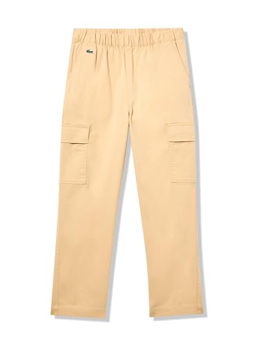 Lacoste Boys' Lightweight Gabardine Cargo Pants