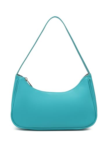 Image of Afashor Shoulder Bags for Women Vegan Leather Hobo Sling Tote Handbag Retro Clutch Purse with Zipper Closure