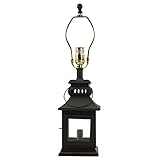 Park Designs Iron Lantern Lamp - Black