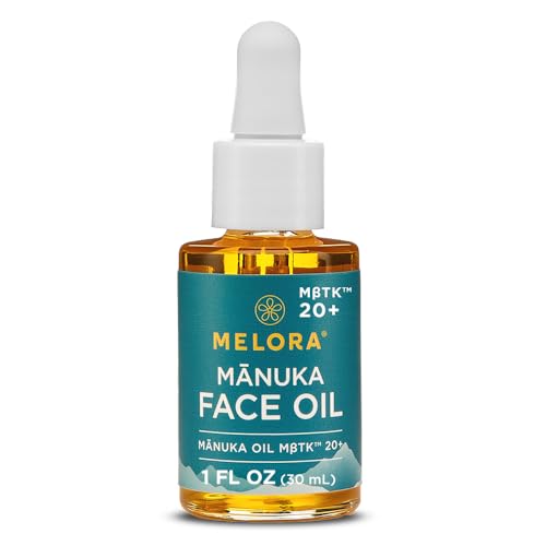 MELORA Manuka Face Oil (1 Oz) - Manuka Skin Care Facial Oil Serum for Dry or Sensitive Skin Anti-Aging Oil for Face for Women & Men