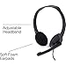 Verbatim Stereo 3.5mm Headset with Microphone,Black