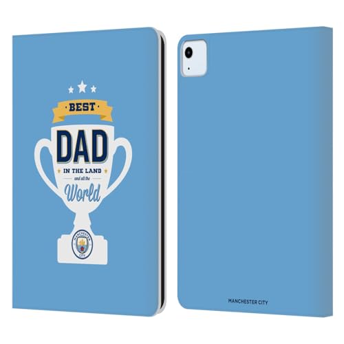 Protection luxe iPad Air 11 Manchester City étui cuir haut de gamme premium