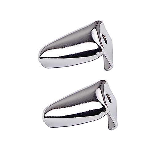 ERINGOGO 2pcs Iron Drum Mount Hooks Silver Plated Bass Drum Lugs Replacement Parts Wc705