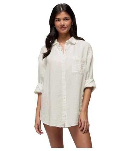 prAna Women's Hideaways Button Down Top