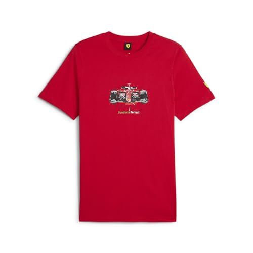 T-Shirt Puma Scuderia Ferrari Race Graphic Homme Coton Rouge XL