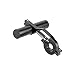 Yirepny Alloy Bicycle Handlebar Extender Handlebar Extension Bracket for Bike Light Phone Code Meter 10/20cm Handlebar Cross Bar for MTB Road Bike Motorcycle Scooter Black 10cm