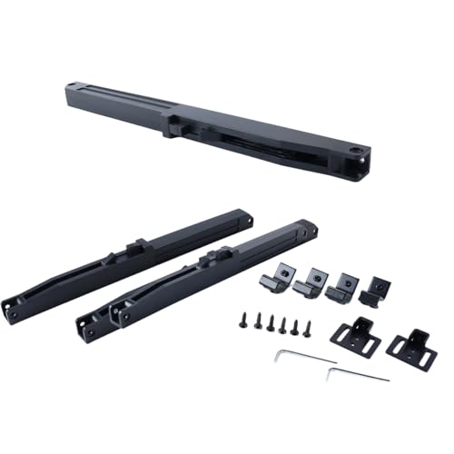 Ausi Lot De 2 Systèmes D'amortissement Pour Portes Coulissantes, Amortisseurs À Fermeture Automatique, Amortisseurs De Porte À Fermeture Douce Pour...