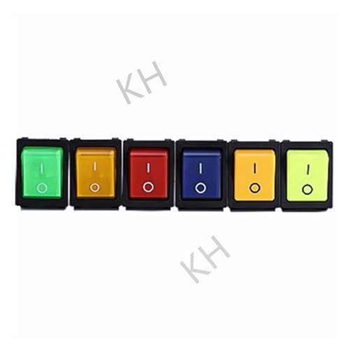 Interrupteur machine à souder KCD4 30A 40A 250V AC 6PIN vert - 6