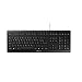 Produktbild CHERRY STREAM KEYBOARD, Kabelgebundene Tastatur, Spanisches Layout (QWERTY), Flüsterleiser Tastenanschlag, Einzigartiges Tippgefühl, Flaches Design, Schwarz