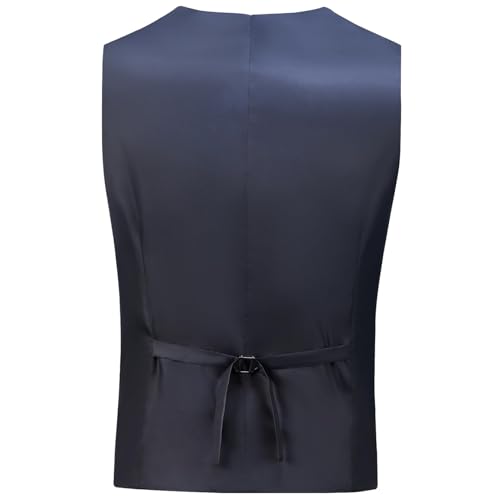Mens Suit Vest Formal Dress Tuxedo Vests for Men Slim Fit Casual Business Wedding Waistcoat3