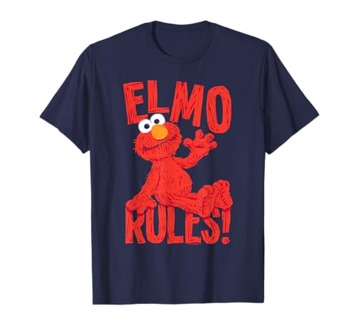 Sesame Street Elmo Rules Camiseta