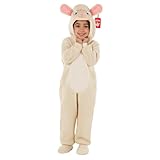 Morph Disfraz Oveja Niño y Niña, Disfraces Ovejita Bebe, Disfraz Animal para Navidad, Carnaval y Halloween, 3-4 años