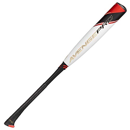 Axe Bat 2022 Avenge Pro (-5, 2-5/8") Usssa Baseball Bat, 2-Piece Composite, White/Black/Red (30" / 25 Oz.) #TOP1