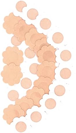50 Pieces Nipple Cover Breast Covers Ultra-Thin, Disposable Bra Pad, Breast Pasties Self-Adhesive No Show Bra For Women Beige