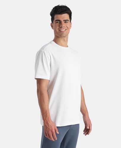 Image of Jockey AM74 Men Microfiber Fabric Round Neck Half Sleeve Activewear T-Shirt with StayFresh Treatment