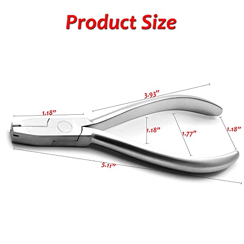 Medspo Professional Dental Pliers | Orthodontic Braces Wire Bending Loop Forming Pliers | Bracket Remover | Band Arch Wire Cutters (Clasp Bend) #TOP2