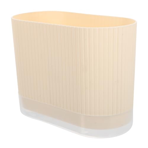 Housoutil Soporte para Palillos Multifuncional Escurridor Organizador de Cubiertos y Utensilios Color Blanco sin Necesidad de Taladro Adecuado para Cocina y Almacenamiento de Mesa