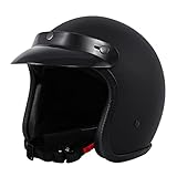 👍Roller helm kann sowohl von männern als auch von frauen getragen werden und ist für alle jahreszeiten geeignet. Es ist sehr gut geeignet für motorrad-, cruiser-, touren-, fahrrad- und rollerfahrer. Es macht Ihren kopf sicherer, schlagkräftiger und bringt besseren tragekomfort