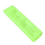 KOCKSHION シリコン製リモコン保護カバー 対応 滑り止め薄型設計 防水耐衝撃 夜光グリーン 遠隔操作アクセサリー