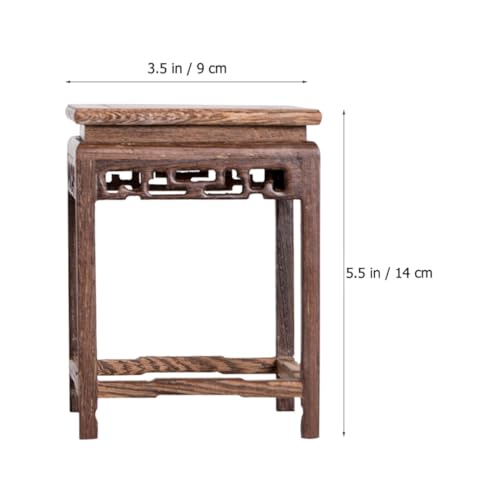 Support en bois pour pot de fleur style chinois antique - 3