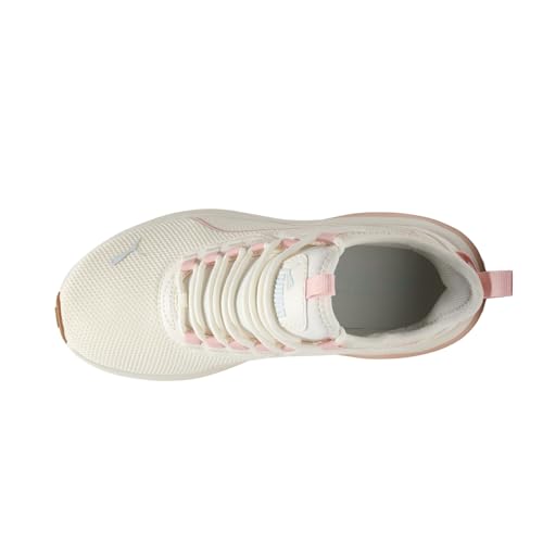 PUMA Womens Amplifier Wide Lace Up Sneakers Shoes Casual - Pink, White4