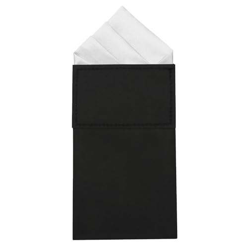 Mens Pre-Folded Pocket Squares for Suit Accessories