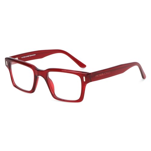 Image of Peter Jones Acetate Unisex Large Broad Style Premium Spectacle Frame with Spring Hinges (U001)