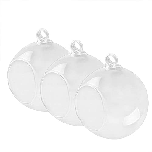 Sungrow 3 Hanging Glass Terrariums By Spherical Air Plant Orb, Handmade, Heat-Resistant Glass, Create Refreshing Atmosphere In Terrace Garden #TOP1