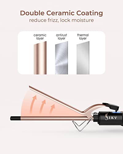 Small Curling Iron 3/8 Inch, Thin Curling Wand For Short Hair, 9Mm Long Barrel Ceramic Hair Curling Iron #TOP3