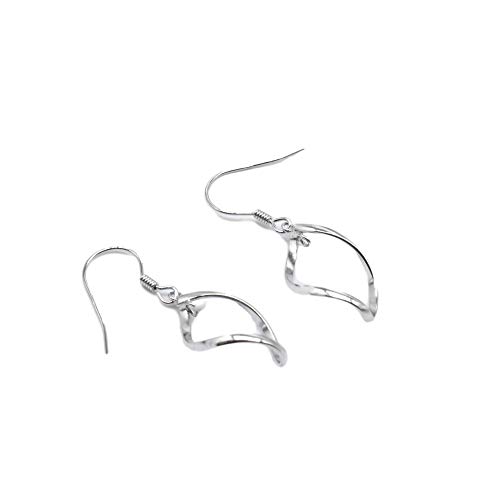 Boucles d'oreilles argent sterling anti ternissement anneau rond