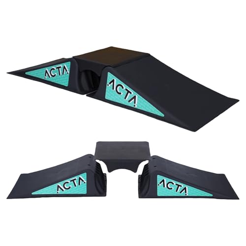 ACTA Rampe de Skate pour Enfants - Mini Rampe pour Trottinette Freestyle, BMX, Voiture RC -...