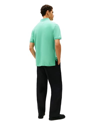 Image of Tommy Hilfiger Men's Short Sleeve Cotton Pique Polo Shirt in Classic Fit