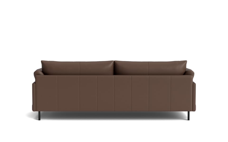 Image of LEGACY OF COMFORT Zola 3 Seater Sofa Three Seater Sofa Leather for Living Room Hotels and Offices (Brown)
