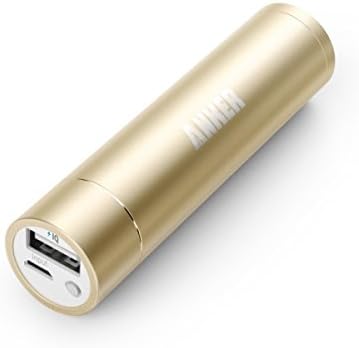 Anker PowerCore+ mini 3350mAh Lipstick-Sized Portable Charger (3rd Generation, Premium Aluminum Power Bank) One of the Most Compact External Batteries