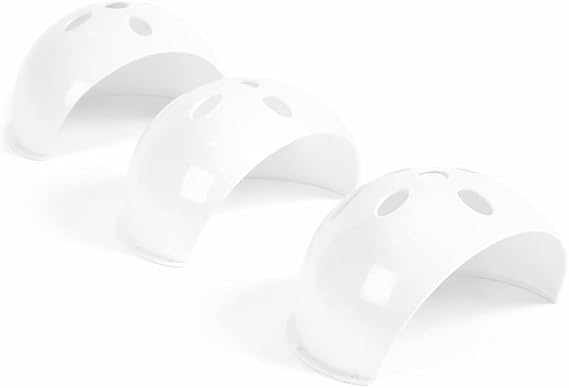 TTS Bee-Bot Clip on Shells White 10pk. Model No. ITSWS
