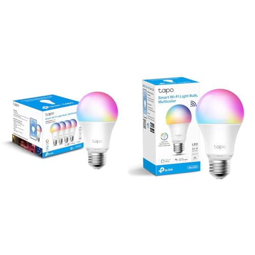 TP-Link L530E, Lampadina WiFi Intelligente LED Smart Multicolore, E27 Lampadina & TP-Link L530E Lampadina WiFi Intelligente LED Smart Multicolore, E27