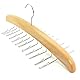 Hochwertiger Krawattenhalter aus Holz für 24 Krawatten Hangerworld