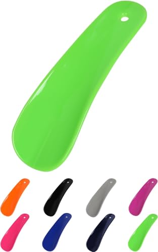 [KutsuGoods] クツグッズ 携帯 靴べら ミニ シューホーン 軽量 ヘラ shoe horn 持ち運び プラスチック (グリーン)