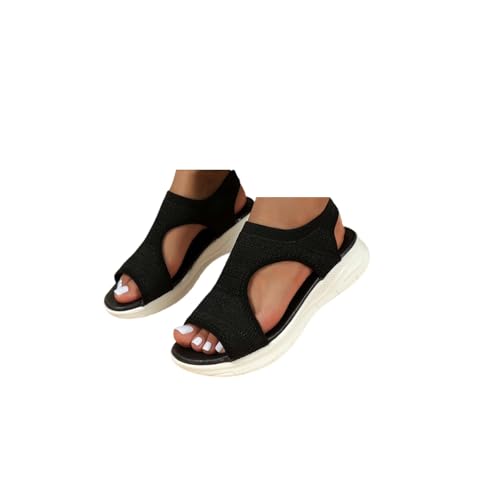 Chanclas Piscina Ergonomica mujer Sandalias Deportivas ortopédica para Mujer Moda Zapatos con Punta Abierta cuña Lavable de Verano Zapatos para Caminar