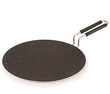 zms marketing Tawa 4mm Non-Stick Multi-Purpose Dosa, Roti and Chapati Tawa Tawa 30 cm Diameter (Aluminium, Non-Stick)