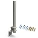 Technical Pole Mount Accessory for Outdoor Antennas (Signal Booster, Yagi, Expansion Kit) & Weather Station – Stronger Structure with Double U-Bolts (Pole OD 1 1/4
