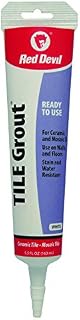 Red Devil 0425 Pre-Mixed Tile Grout Squeeze Tube (5.5 oz), White